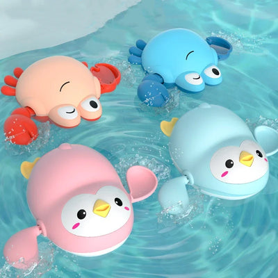 Summer Bath Toys Kids Swimming Clockwork