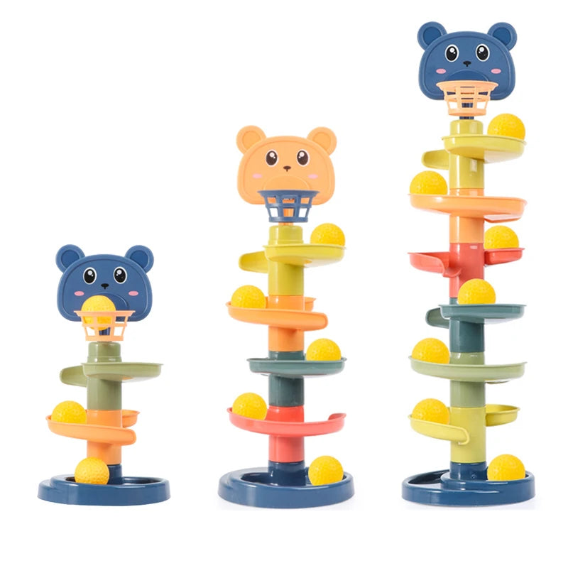 Montessori Toys Baby Month Track Rolling Ball