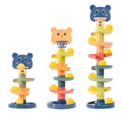 Montessori Toys Baby Month Track Rolling Ball