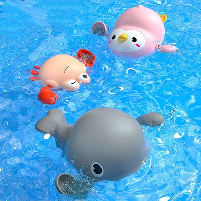 Summer Bath Toys Kids Swimming Clockwork