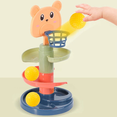Montessori Toys Baby Month Track Rolling Ball