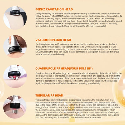 Vacuum Therapy Cavitation Radio Frequency